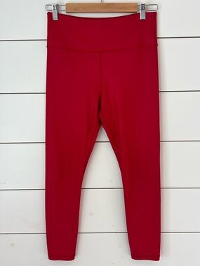ZIYA Active Red Leggings High Waist- size 8/10